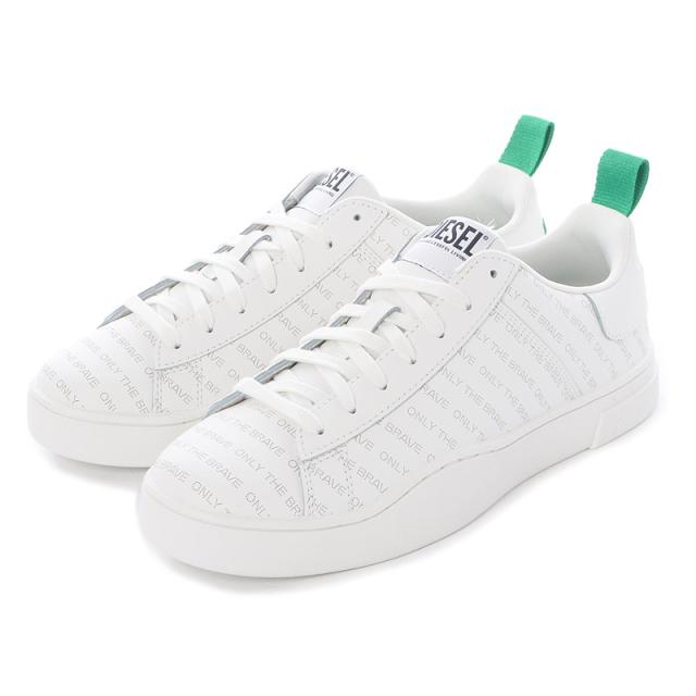 即納 ディーゼル Diesel レザースニーカー ローカット メンズ S Clever Low Lace Y045 P0968 ホワイト 21春 夏セール 枚数限定 Carlavista Com