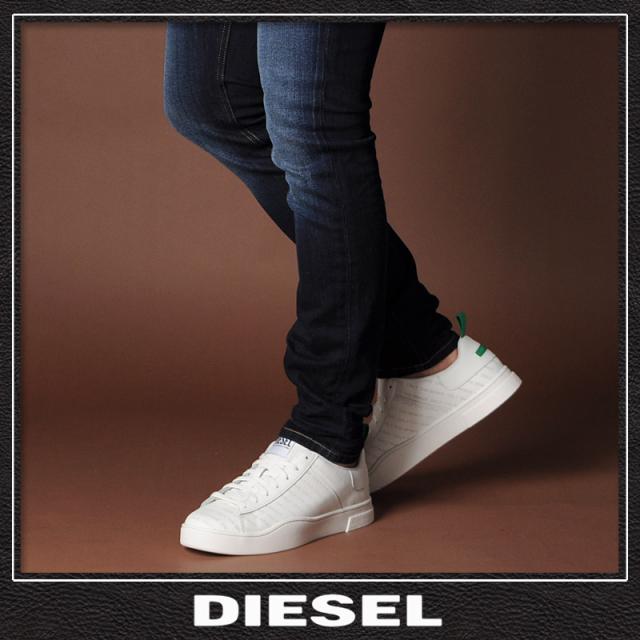 即納 ディーゼル Diesel レザースニーカー ローカット メンズ S Clever Low Lace Y045 P0968 ホワイト 21春 夏セール 枚数限定 Carlavista Com