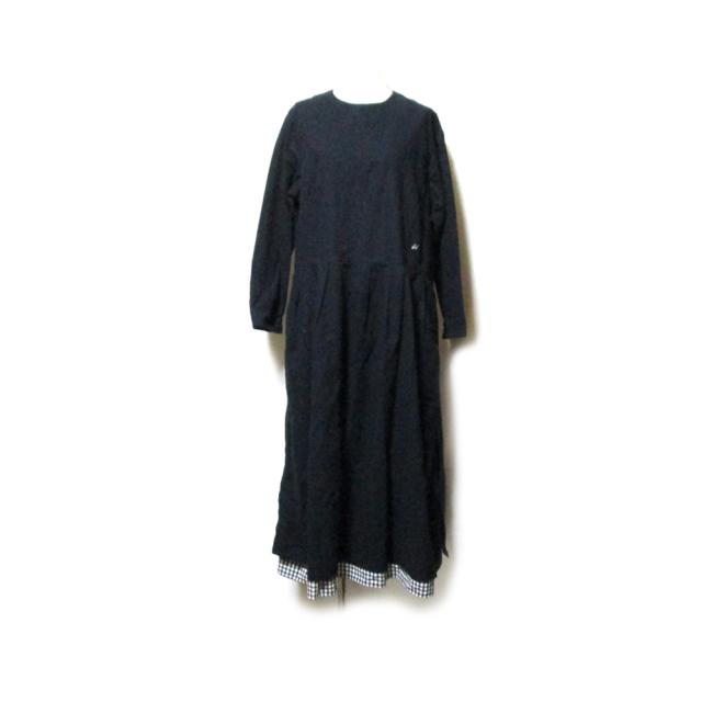 安い購入 Sunny Clouds サニークラウズ M ビッグシルエット レイヤードワンピース 黒 マキシ丈 バルーン 予約販売品 Www Endocenter Com Ua