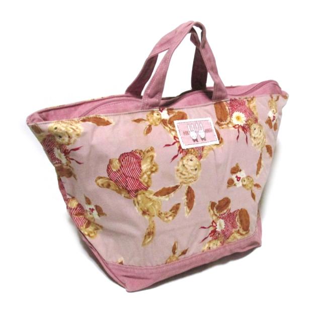芸能人愛用 Vintage Pink House ヴィンテージ ヴィンテージ ピンクハウス Pink テディベアトートバッグ クマ マーケット 鞄 スペシャリティーショップ デイ 0453cb40 Andersonareaymca Org