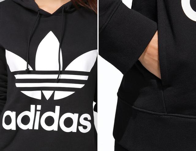 モダンファッションスタイル 75 大きめ Adidas パーカー レディース