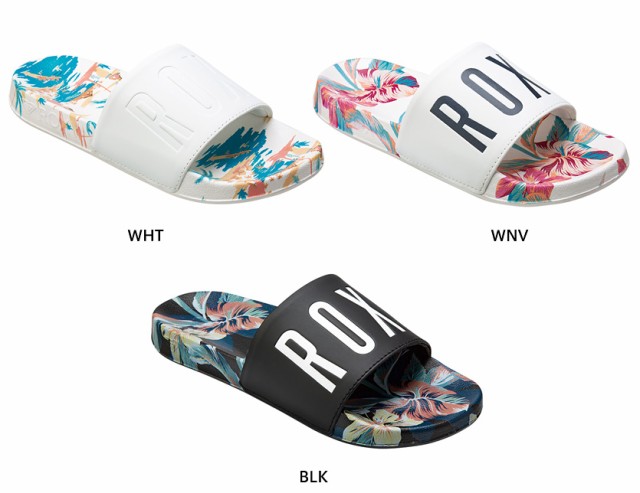 Roxy ロキシー サンダル レディース ぺたんこ おしゃれ ブランド スポーツ Slippy Printed ロゴ ストライプ ボタニカル 花柄 シャワーサの通販はau Wowma ワウマ Rodeo Bros 商品ロットナンバー