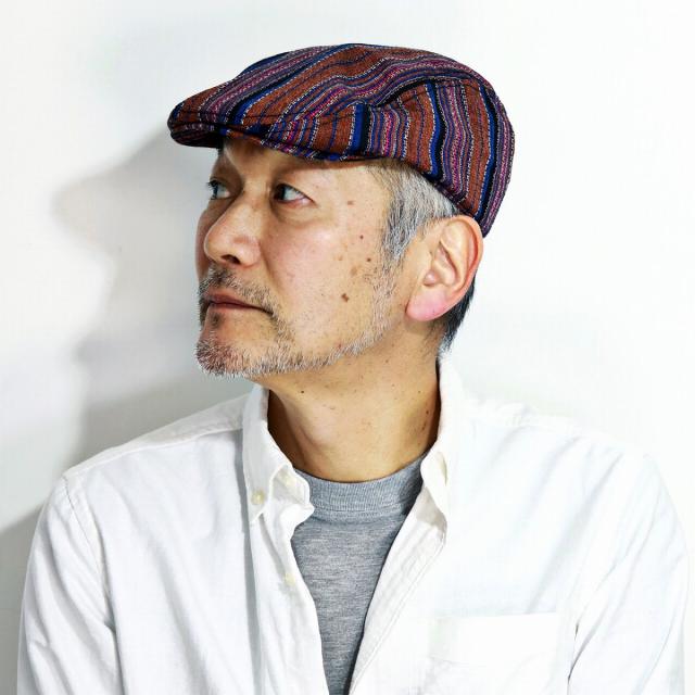 ハンチング メンズ ブランド CARLOS SANTANA 春 夏 大きいサイズ XL アイビーキャップ ストライプ柄 ハンチング メンズ ブランド CARLOS SANTANA 春 夏 大きいサイズ XL アイビーキャップ ストライプ柄