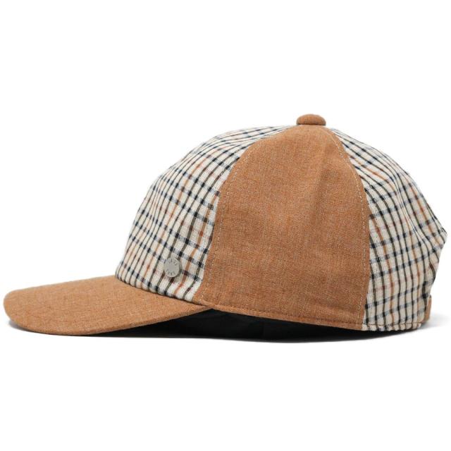 公式の Daks キャップ メンズ 大きいサイズ 春夏 ダックス ブランド 帽子 チェック柄 レオマスター リネンポプリン 麻 綿 キャップ 紳士 日本製 値引きする Centrodeladultomayor Com Uy
