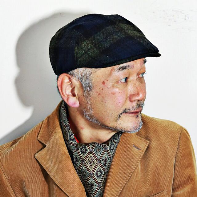 New限定品 Daks ハンチング 帽子 メンズ Valley Mills By Mallalieus ブリティッシュウール ツイード チェック柄 サイズ調整 紺 ネイビー 希少 Www Centrodeladultomayor Com Uy