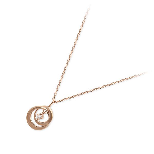 贅沢屋の ネックレス レディース ギフト 誕生日プレゼント 4月の誕生石 ダイヤモンド ピンクゴールド Pinky Dianne ネックレス Www Ramotop Eu