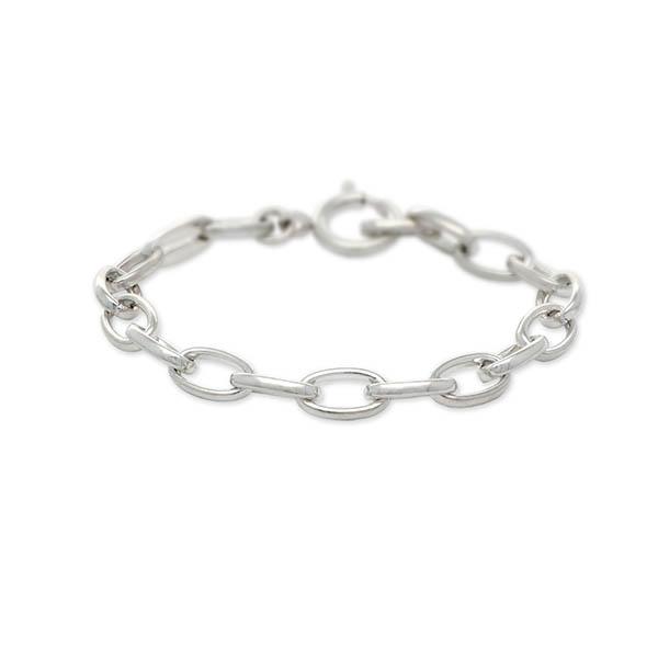 メール便送料無料 シルバーブレスレット M S Collection メンズ 彼氏 誕生日プレゼント ギフト 高い品質 Natyatmika Com