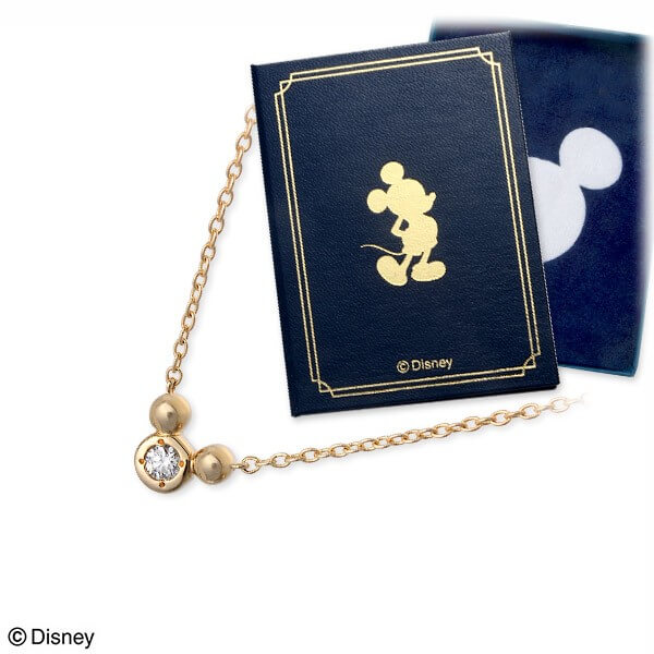値引 ネックレス レディース Wisp Disney イエローゴールド ゴールド ダイヤモンド 4月の誕生石 誕生日プレゼント ギフト 再再販 Olsonesq Com