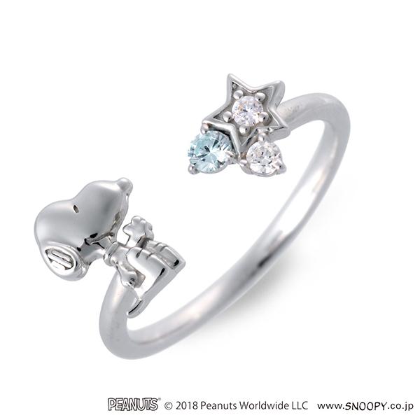 Web限定 リング 指輪 レディース Snoopy シルバー スター 誕生日プレゼント ギフト 期間限定特価 Prawasnow In