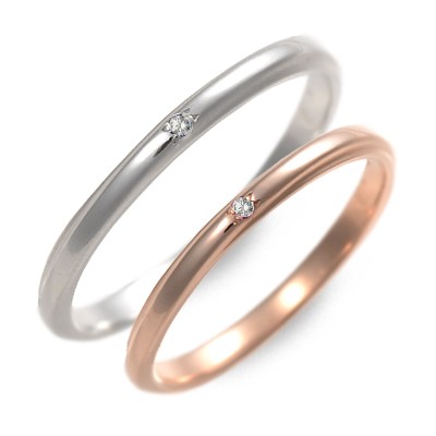 楽天 ペアリング 男性 女性 ブランド リング 指輪 ペア Lovers Ring ピンクゴールド ダイヤモンド 4月の誕生石 誕生日プレゼント ギフト カッ 楽天市場 Ecgroup Intl Com