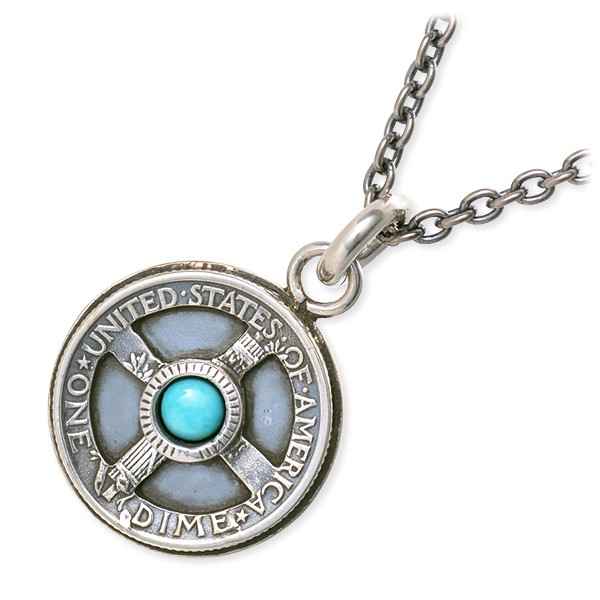 クリスマスプレゼント North メンズ 男性 ネックレス 誕生日プレゼント ターコイズ アクセサリー ジュエリー 誕生日プレゼント 通販 12月の誕生石 Works 彼氏 シルバー ギフト