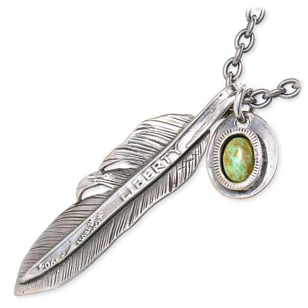 買得 ネックレス メンズ ギフト 誕生日プレゼント 彼氏 12月の誕生石 ターコイズ シルバー Works North ネックレス