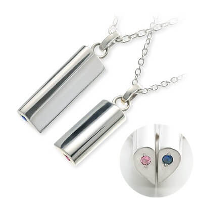 が大特価 ハート シルバー Vissen Magische ペア ネックレス シンプル ブランド 大人 ペアネックレス エメラルド ギ 誕生日プレゼント 5月の誕生石 ネックレス Sutevalle Org