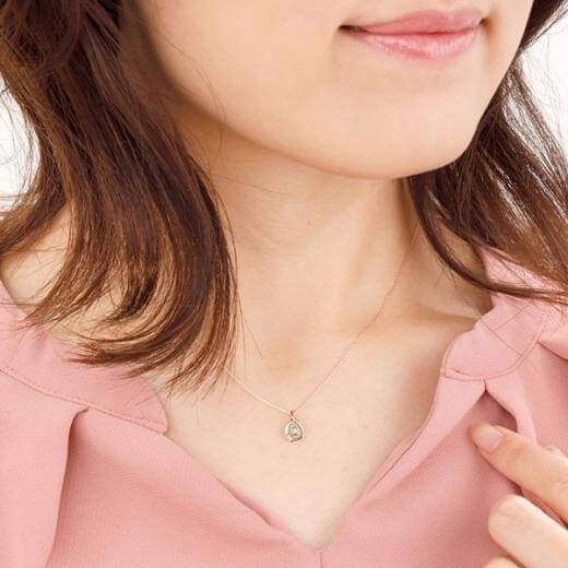 総合3位 ネックレス レディース WISP イエローゴールド アクアマリン 3月の誕生石 誕生日プレゼント ギフトの通販はau PAY マーケット - ジェイウェルドットコム|商品ロットナンバー:237218750 数量限定人気