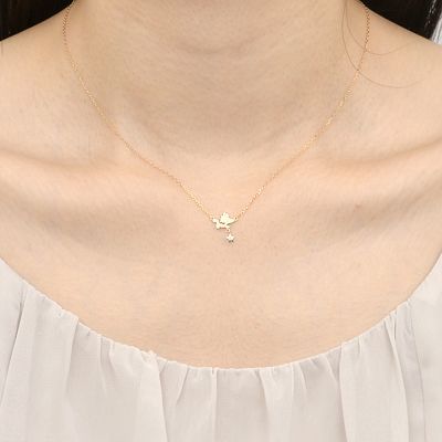柔らかい ネックレス レディース Snoopy Star D Or ゴールド ホワイトゴールド 鳥 ダイヤモンド 4月の誕生石 誕生日プレゼント ギフト 特売 Olsonesq Com