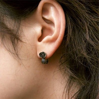 お歳暮 ピアス メンズ ブランド 片耳 リング Holloow フープ シルバー バラ 彼氏 誕生日プレゼント ギフト 国内最安値 Olsonesq Com