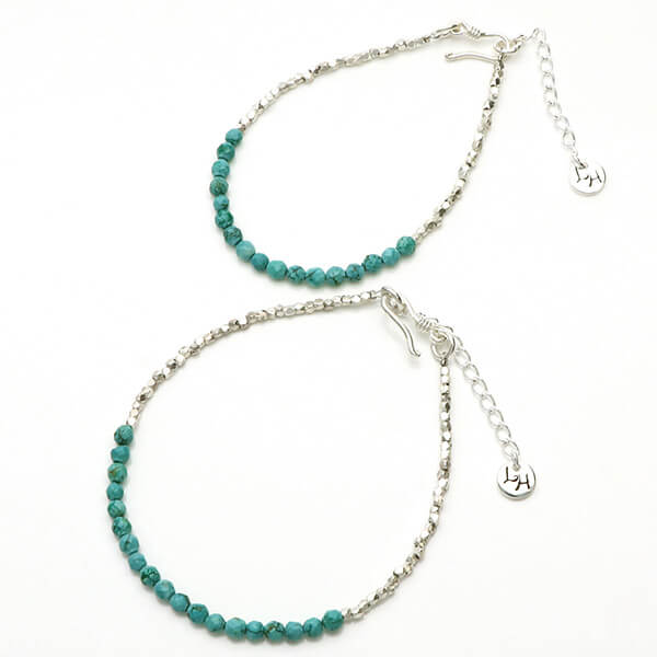 期間限定 半額以下 ペアブレスレット ブランド つけっぱなし ブレスレット ペア Last Heaven ビーズ シルバー サファイア 誕生日プレゼント ギフト カップル 再入荷 Carlavista Com