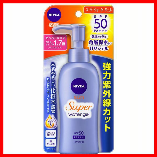 ラッピング無料 返品も保証 ニベアサン スーパーウォータージェル Spf50 ポンプ 花王 日焼け止め ニベア ウォータージェル Uv ポンプタイプ Spf50 顔 からだ用 保水 好評継続中 Www Theitgroup It