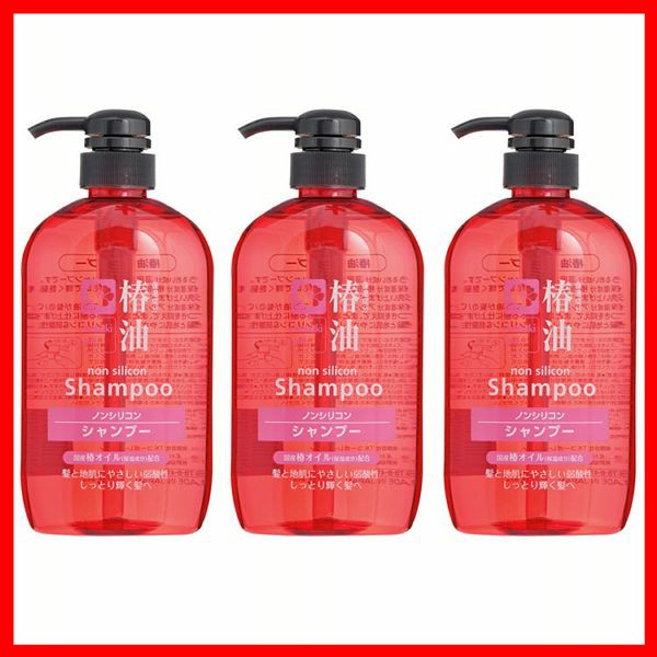 3個セット 椿油シャンプー 600ml シャンプー 椿油 ノンシリコン ヘアケア 日本製 熊野油脂 Tkコーポレーションの通販はau Pay マーケット アイリスプラザ Au Payマーケット店 商品ロットナンバー
