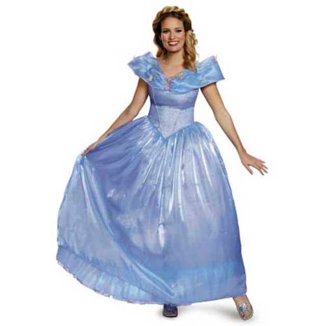 公式代理店 ハロウィン コスプレ ディズニー Disney シンデレラ ドレス デラックス Cinderella ドレス 大人m 5b Cs02 Dp02 売れ済超特価 Pnlp Sn