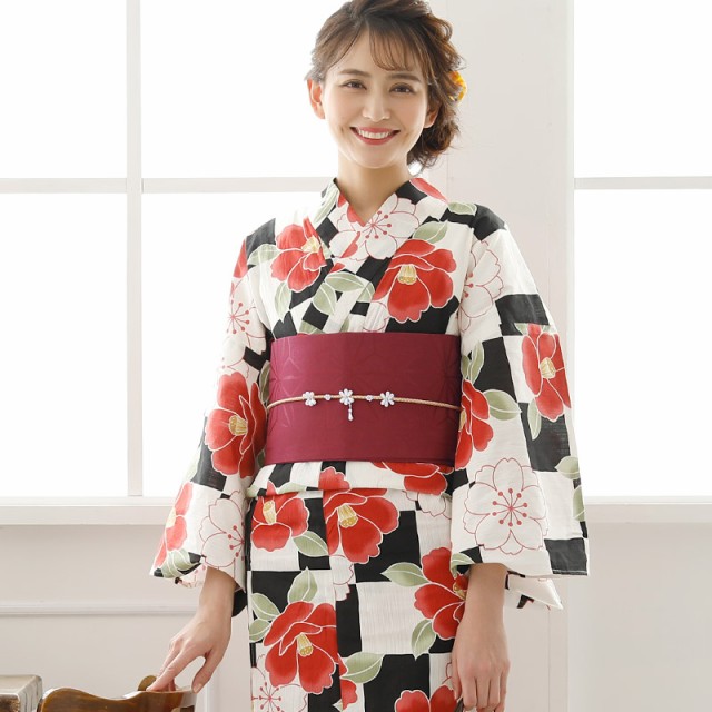 低価新品 17720d29 レトロモダン浴衣 ゆかた 大人 下駄 レディース 帯 浴衣セット 夏祭り 女の子 セット レトロ 浴衣 女性 花火大会 4点セット 椿 の通販はau PAY マーケット - セレブワンピース&ドレスPour HOT