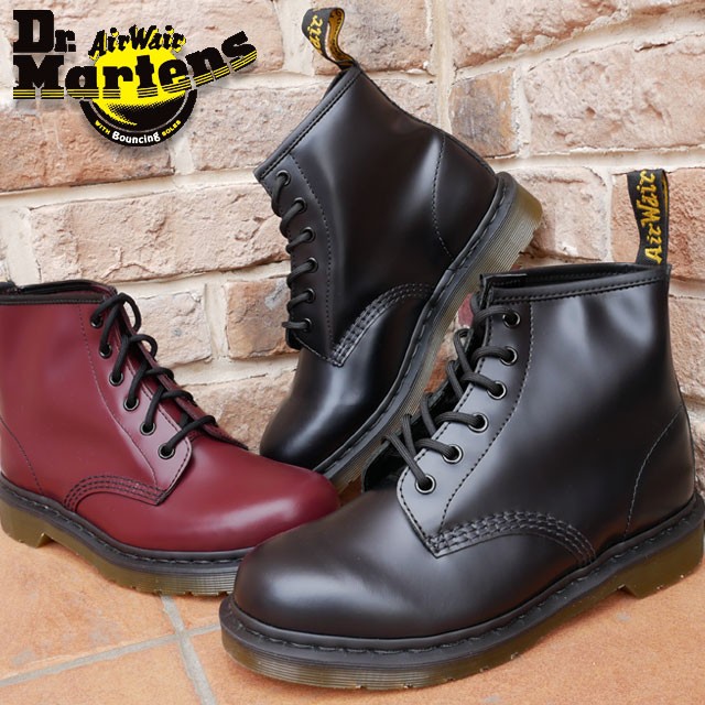 送料無料 ドクターマーチン 靴 101 / Dr.Martens 6EYE BOOT メンズ レディース ブーツ ショート丈 6ホールブーツ