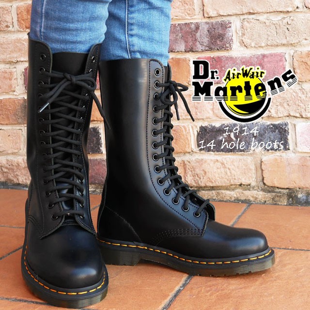 大きい割引 1914 Dr Martens 流行 人気 ロングブーツ レースアップブーツ レディース メンズ 送料無料 カジュアルシューズ 14ホールブーツ カントリーブーツ Revuemusicaleoicrm Org