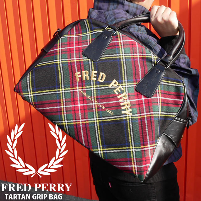 品質は非常に良い ドラムバッグ ショルダーバッグ レディース メンズ 送料無料 ボストンバッグ タータン フレッドペリー 2way L1316 Perry Fred 流行 人気 バッグ Cachoeiradaprata Mg Gov Br
