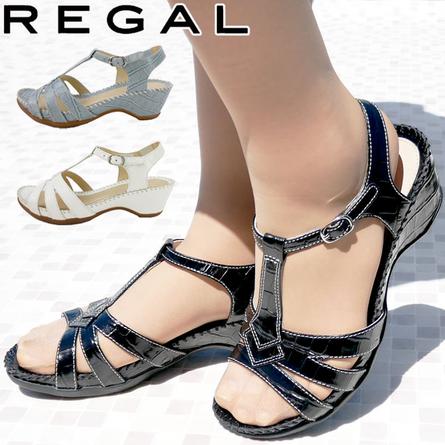 早割クーポン 送料無料 レディース 21 夏 新作 夏新作 サマー Ss サンダル ストラップサンダル 人気 流行 定番 Regal F90m Tストラップウェッジサン 現金特価 Ineed Allah Com