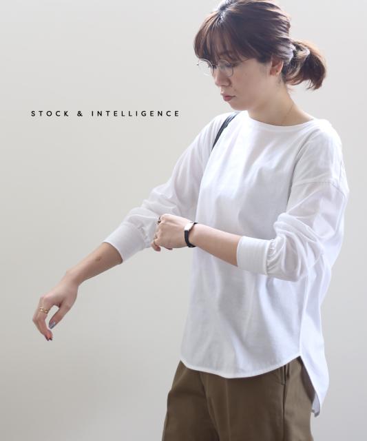 おしゃれ ストックアンドインテリジェンス 長袖プルオーバー レイヤードブラウス 裾出しシャツ Stock Intelligence 国内正規品 21春夏新作 スプリングフェア Centrodeladultomayor Com Uy