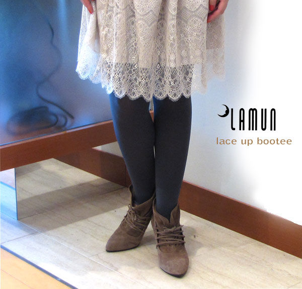 即発送可能 Lamun ラムーン レースアップブーティー 15 レディース X レディース 女性 誕生日プレゼント ギフト 正規品 新品 完売 Olsonesq Com