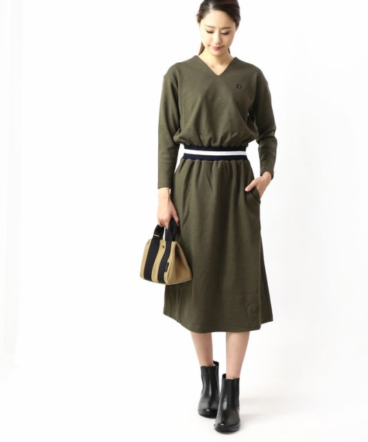 激安 フレッドペリー ワンピース Vネックドレス 誕生日プレゼン ネットau V Neck Dress Neck V Fred Perry F8522 19秋冬新作 送料無料 レディース 女性 誕生日プレゼン 坂井郡 4e67ae3b Brilliantkidsnyc Com