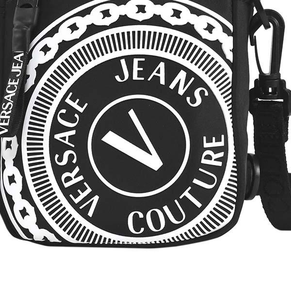 高評価安い ヴェルサーチ ブラック VERSACE ヴェルサーチェ・ジーンズ・クチュールの通販はau PAY マーケット - 菊政舶来商会|商品ロットナンバー:498416156 JEANS E1YWAB83 斜め掛けショルダーバッグ BK/WT MI9 在庫あ在庫