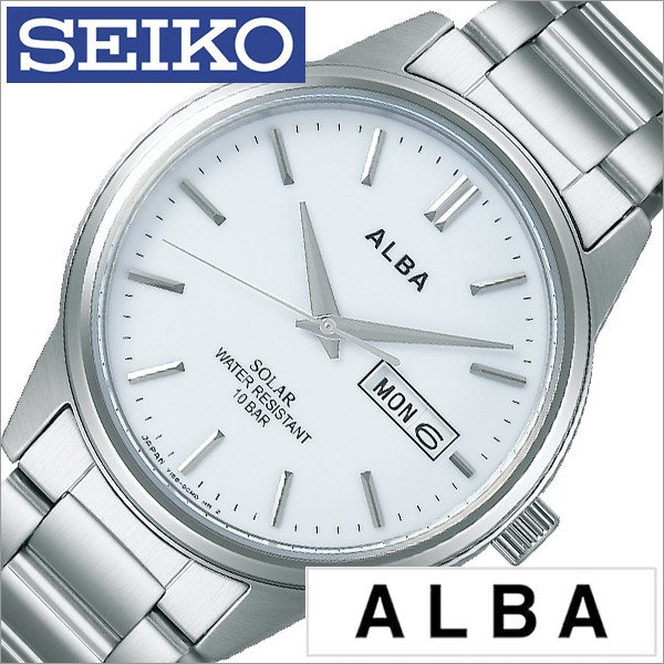 史上一番安い セイコー腕時計 Seiko時計 Seiko ホワイト Alba 腕時計 セイコー 時計 アルバ ソーラー Alba Pay メンズ ホワイト Aefd563 Jccショップ 0cd6c2b1 Otomasyonburada Com