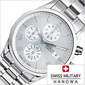 Swiss Military Hanowa 腕時計 スイス ミリタリー ハノワ 時計 ローマン Roman メンズ シルバー Ml 347 Vidaflag Si