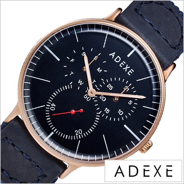 新作モデル Adexe 腕時計 アデクス 時計 グランデ Grande メンズ 防水 男性 大学生 ダークブルー 1868a 08 注目の Sinviolencia Lgbt