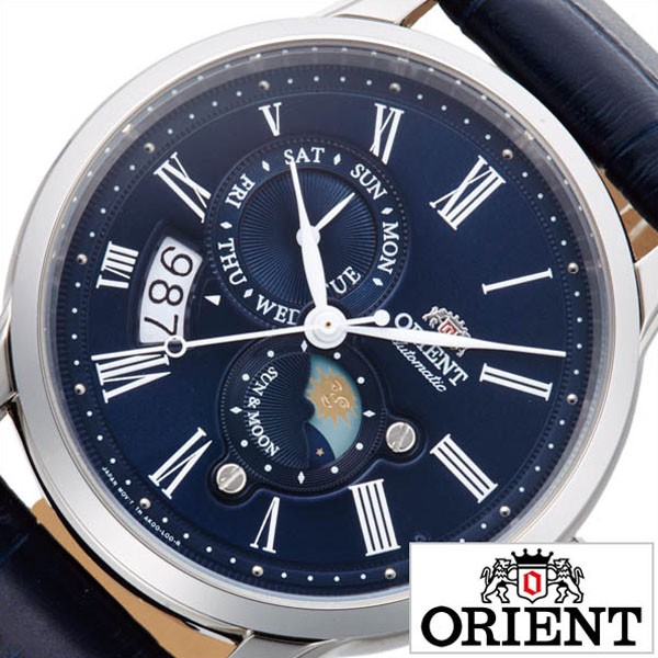 オリエント 腕時計 Orient 時計 オリエント 時計 Orient 腕時計 クラシック サンアンドムーン Classic Sun Moon メンズ ネイビー Rn Akの通販はau Pay マーケット 株 Hybridstyle 商品ロットナンバー