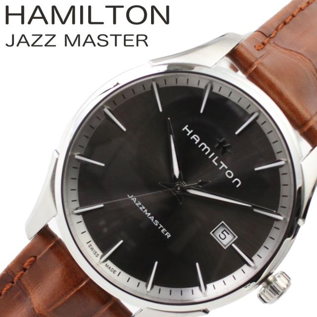 ハミルトン 腕時計 Hamilton 時計 ジャズマスター ジェント ブラック Gent Jazzmaster 人気 おすすめ メンズ H
