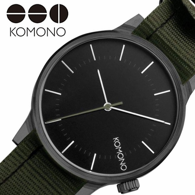 【ギフト】 コモノ 腕時計 KOMONO 時計 ウインストン リーガル WINSTON REGAL レディース ブラック KOM-W2273, 優遊ゆう 1defe645