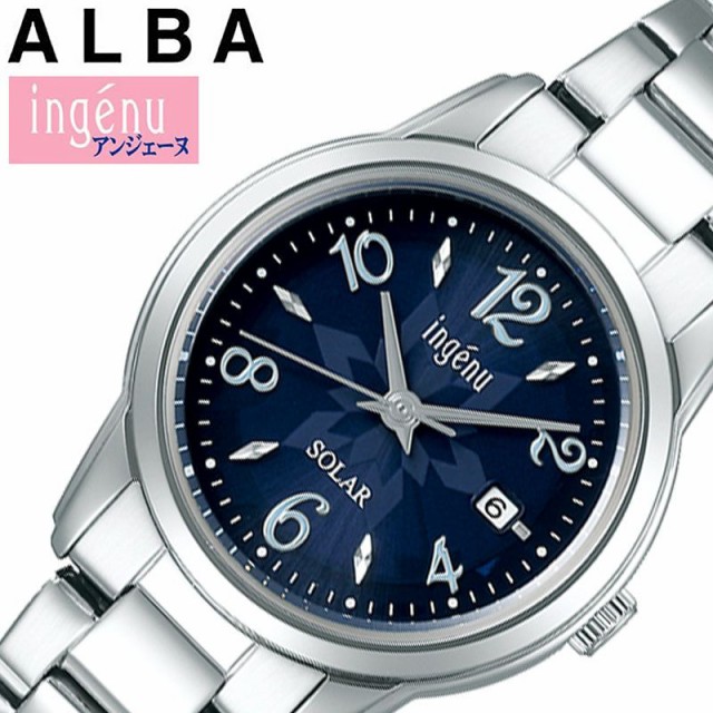 豪華 Seiko 腕時計 セイコー 時計 アルバ アンジェーヌ Alba Ingenu レディース ネイビー Ahjd417 人気 ブランド おすすめ おしゃれ かわい 安い Olsonesq Com