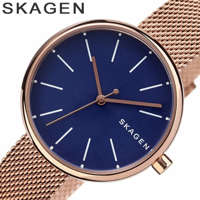 2021福袋 Skagen 腕時計 スカーゲン 時計 シグネチャー Signatur レディース 腕時計 ネイビー Skw2593 人気 お洒落 北欧 ラウンド アナログ シン 限定品 Centrodeladultomayor Com Uy