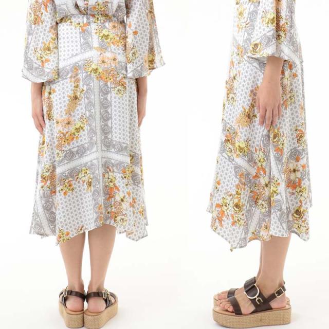 正規激安 春夏sale40 Off Grace Continental グレースコンチネンタル 通販 バンダナフラワープリントスカート レディース 21春夏 ラッピング無料 Centrodeladultomayor Com Uy