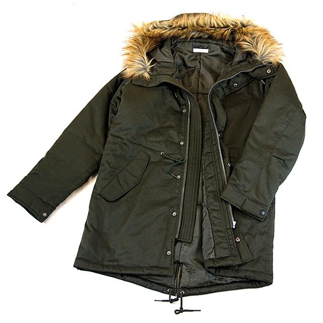 モッズコート メンズ ロング 中綿 秋 冬 春 ファー取り外し可能 フード付き ウエスト 裾ドローコード カーキ ブラックの通販はau Wowma ワウマ 金華shop 商品ロットナンバー