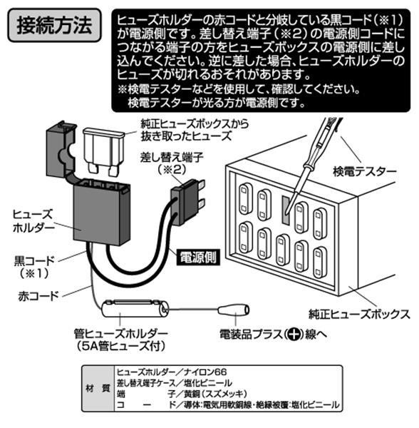 メール便可 エーモン Amon フリータイプヒューズ電源 a以下の平型ヒューズすべてに使用可能 26の通販はau Pay マーケット ホットロード春日井西店 商品ロットナンバー