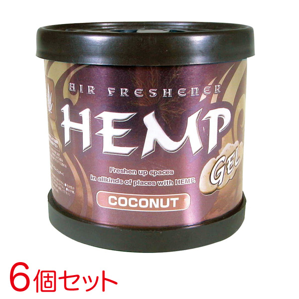 ノル Nol 6個セット 芳香剤 ヘンプ ジェル ココナッツ Hemp 置き型 車 部屋 カーフレグランス Oa Heg 1 2の通販はau Wowma ワウマ ホットロード 商品ロットナンバー