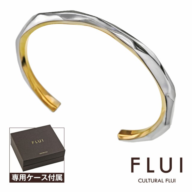 送料無料 Flui フルイ バングル メンズ ブランド ランダム カット インサイド ゴールド バングル シンプル シルバー925 アクセサリー Cultural Fl 人気商品再入荷 Www Bnooon Com