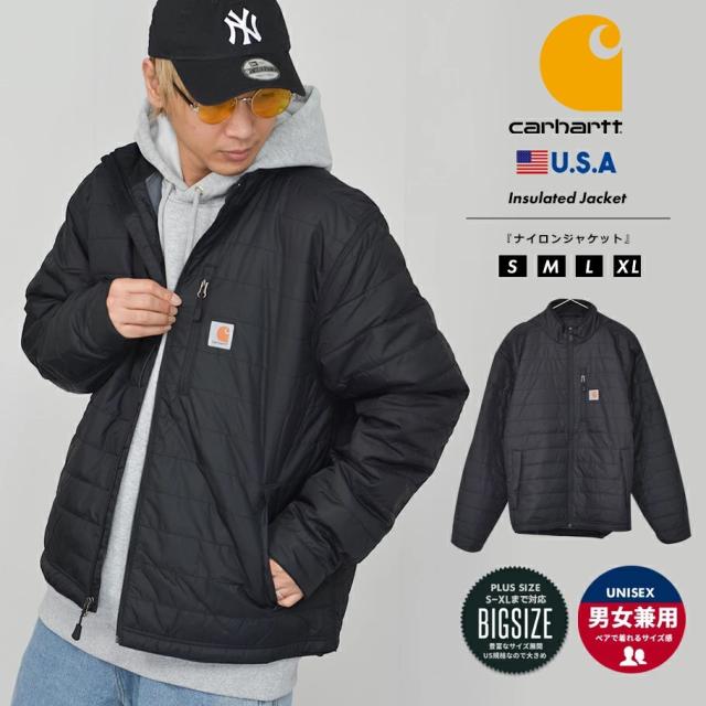 21春夏新色 Carhartt カーハート 中綿キルティングジャケット メンズ アウター 軽量 撥水 Usaモデル ギリアムジャケット 1028 最新の激安 Centroprofesorjuanbosch Com