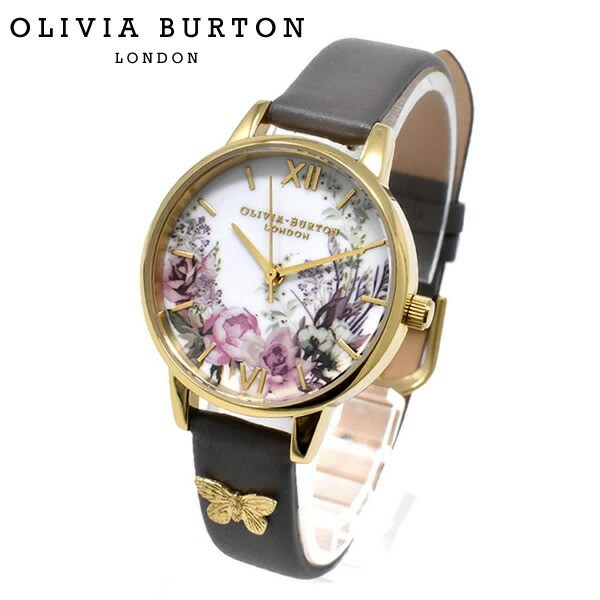 国内最安値 Olivia Burton オリビアバートン 腕時計 レディース クオーツ プレゼント ブラック 花柄 Ob16eg109 美しい Blackgoldgallery Com