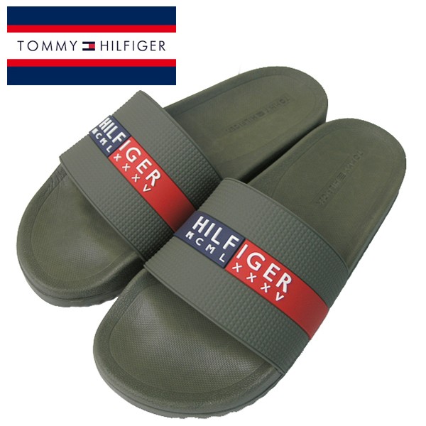 送料無料 トミーヒルフィガー サンダル RONKS MBL02 メンズ シャワー ラバー スポーツ Tommy Hilfiger