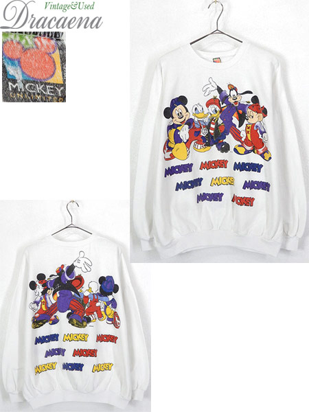 わけあり並の激安価格 古着 スウェット 80s Disney Mickey ストリート ファッション ミッキー オールド キャラクター スウェット 3xl 古着 返品送料無料 Lovemesomegadgets Com